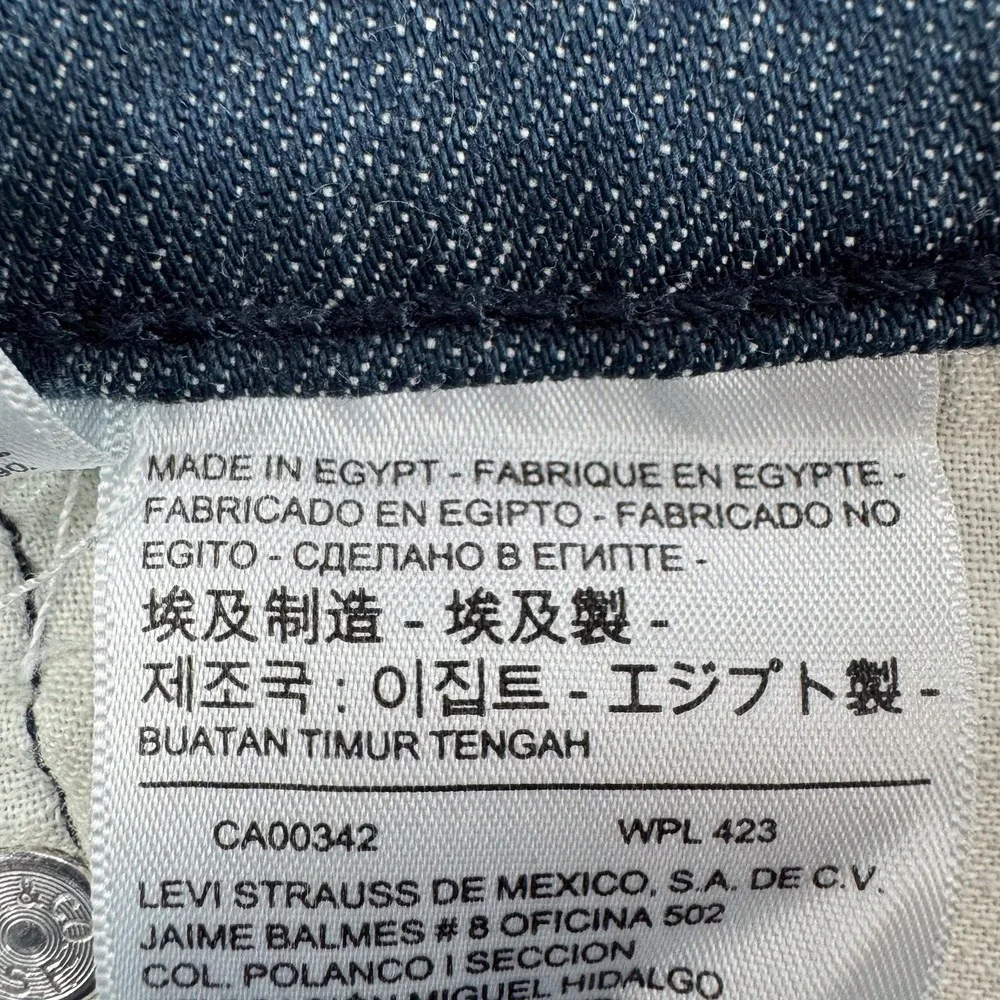 Levis 541 Jeans Mens 34 Blue Medium Wash Athletic Taper Stretch Denim 34x33